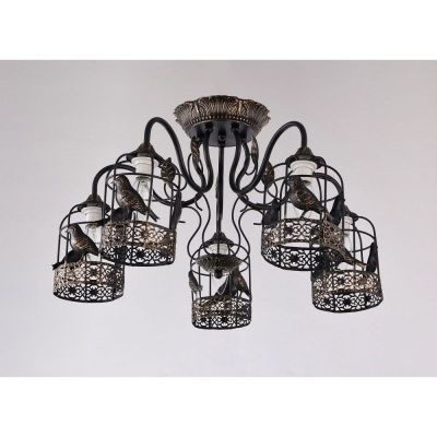 Люстра Linvel LV 9237/5 Черный/золото