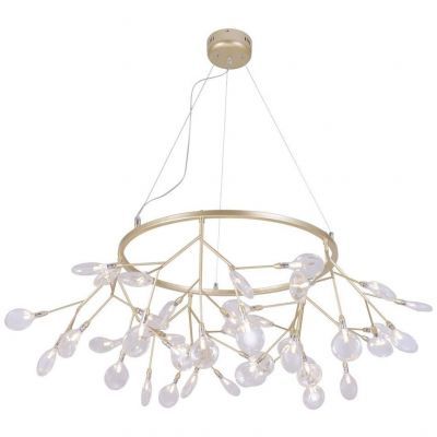Подвесная люстра Crystal Lux Evita SP45 D Gold/Transparent Evita