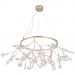Подвесная люстра Crystal Lux Evita SP45 D Gold/Transparent Evita