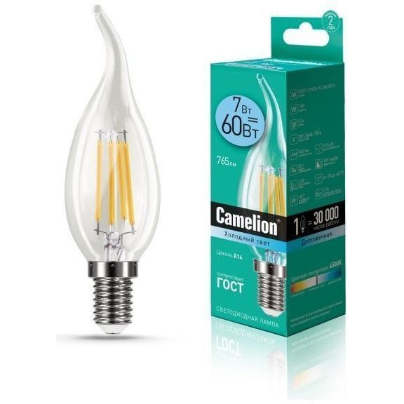 Светодиодная лампа Camelion LED7-CW35-FL/845/E14
