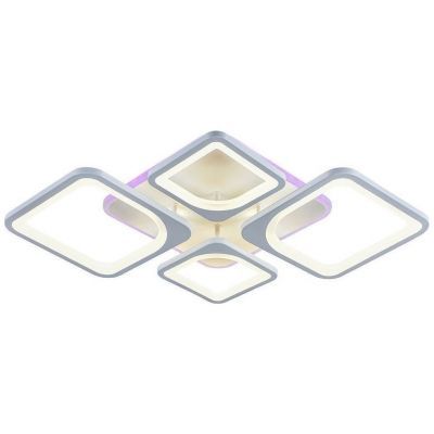 Потолочный светодиодный светильник 8057/2+2 WHT 112W+8W RGB Profit Light