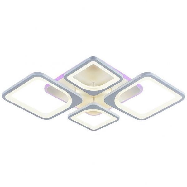 Потолочный светодиодный светильник 8057/2+2 WHT 112W+8W RGB Profit Light