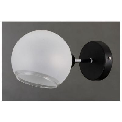 Бра Linvel LB 9364/1 Тойма Чёрный/хром Е14 40W 230х130х120мм