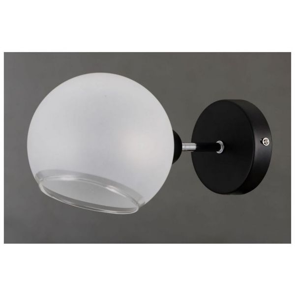 Бра Linvel LB 9364/1 Тойма Чёрный/хром Е14 40W 230х130х120мм