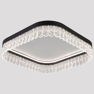 Светильник потолочный Linvel MS 1129 132W Чёрный 3000-6000К диммируемый с ПДУ 8316Lm D500 H110