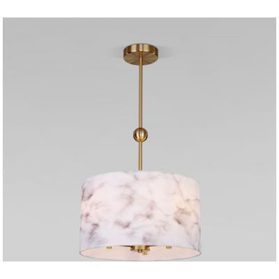 Потолочный светильник с тканевыми абажурами Eurosvet 60174/3 латунь