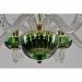 Хрустальная люстра 1308/6/165 G Cl/Clear-Green/H-1K Bohemia Ivele Crystal