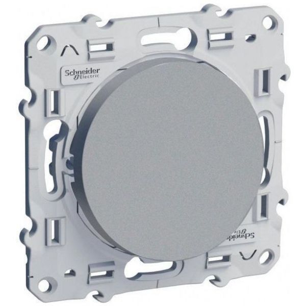 Переключатель Schneider Electric Odace 1-клавишный алюминий