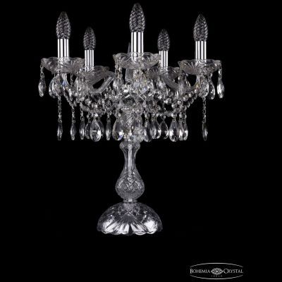 Настольная лампа Bohemia Ivele Crystal 1413L/5/141-47/Ni