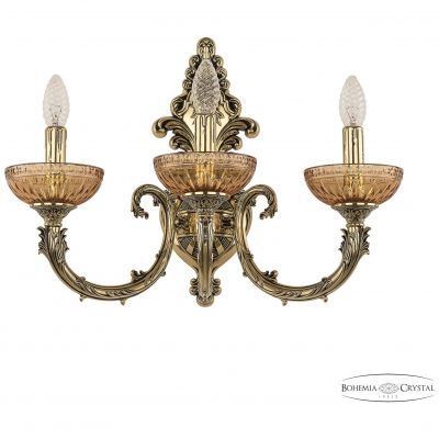Бра бронзовые 7109B15/3/210 GB P Amber/M-1G Bohemia Ivele Crystal