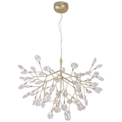 Подвесная люстра Crystal Lux Evita SP63 Gold/Transparent Evita