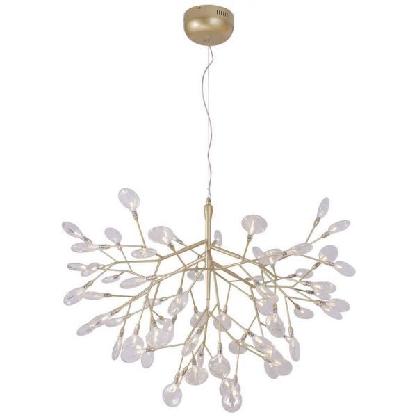 Подвесная люстра Crystal Lux Evita SP63 Gold/Transparent Evita