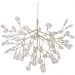 Подвесная люстра Crystal Lux Evita SP63 Gold/Transparent Evita