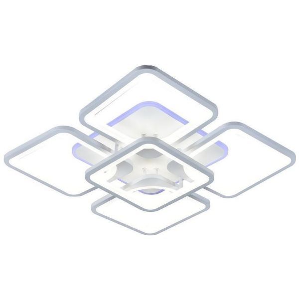 Потолочный светодиодный светильник 8057/4+1 WHT 170W+10W RGB Profit Light