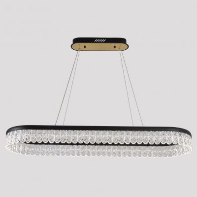 Светильник потолочный Linvel MS 1130 Финлей 84W Чёрный 3000-6000К 5292Lm диммируемый с ПДУ 1000x300x1200