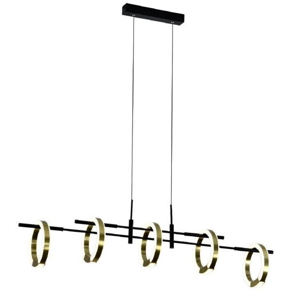 Потолочный светодиодный светильник Gerhort G91061/4BK+GD