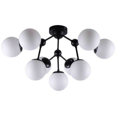 Потолочный светильник ЭкономСвет 10894/9BK WT