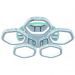 Светодиодная люстра Profit Light 8046/5 CHR