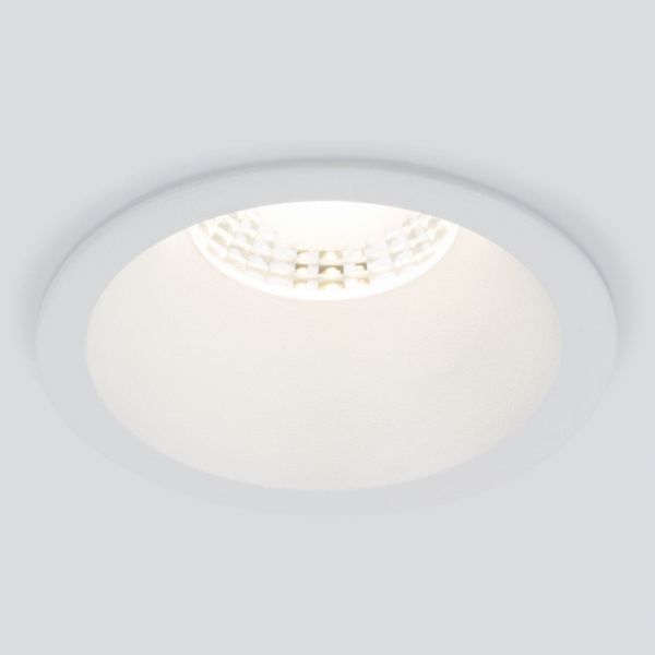 Встраиваемый светодиодный светильник Elektrostandard 15266/LED 7W 3000K WH белый