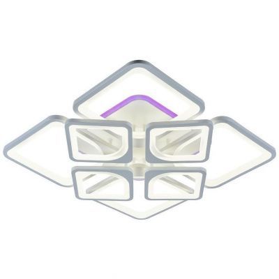 Потолочный светодиодный светильник 8057/4+4 WHT A 224W+10W RGB Profit Light