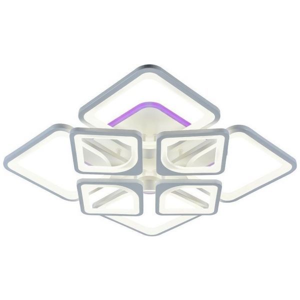 Потолочный светодиодный светильник 8057/4+4 WHT A 224W+10W RGB Profit Light