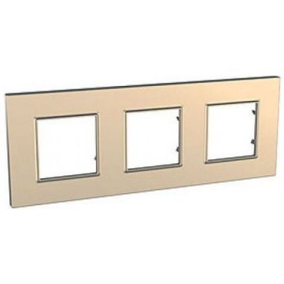 Рамка 3-ая SE Unica Quadro Медь MGU6.706.56