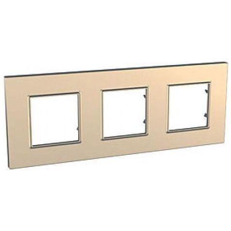 Рамка 3-ая SE Unica Quadro Медь MGU6.706.56
