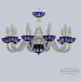 Хрустальная люстра 1308/10/240 G Cl/Clear-Blue/H-1H Bohemia Ivele Crystal