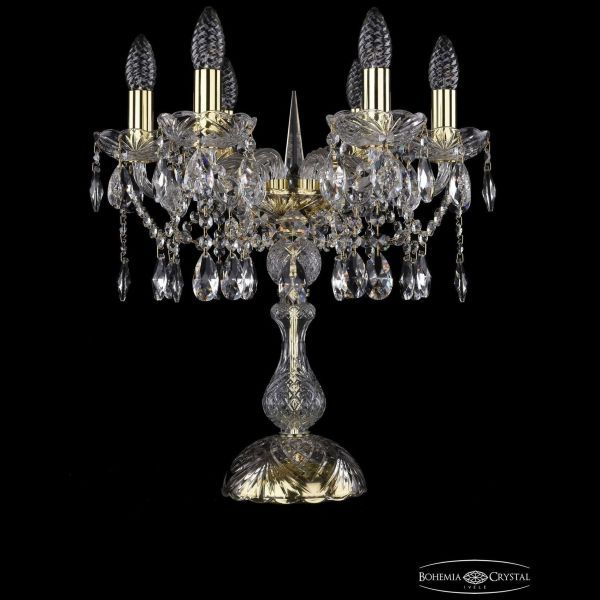Настольная лампа Bohemia Ivele Crystal 1413L/6/141-47/G