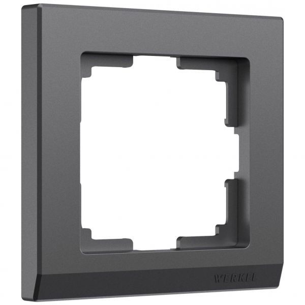 Рамка на 1 пост Stark (графит матовый) Werkel W0011864