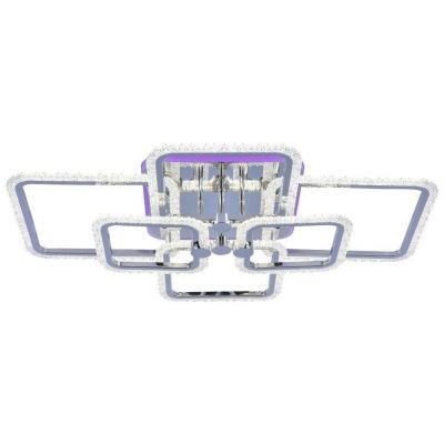 Потолочный светодиодный светильник 8060/6 CHR 196W+10W RGB Profit Light