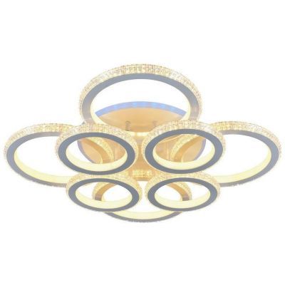 Светодиодная люстра 8017/4+4 WHT Profit Light