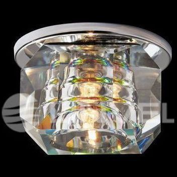 Светильник встраиваемый Linvel V 605 кристалл хром/мультиколор 12V 35W G5.3