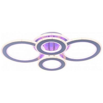 Светодиодная люстра Profit Light 8005/2+2 NKL (BL+YL)