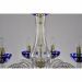 Хрустальная люстра 1308/12+6/360/2d G Cl/Clear-Blue/H-1I Bohemia Ivele Crystal