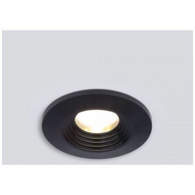 Встраиваемый светодиодный светильник Elektrostandard 9903 LED 3W 3000K COB BK черный