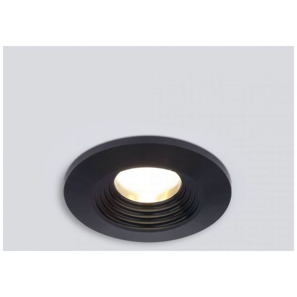 Встраиваемый светодиодный светильник Elektrostandard 9903 LED 3W 3000K COB BK черный