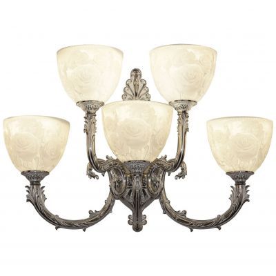 Бра бронзовые 7109B15/3+2/210 NW P1 U Rose Bohemia Ivele Crystal