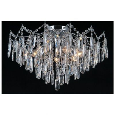 Люстра хрустальная 15541/7CR+CL ЭкономСвет