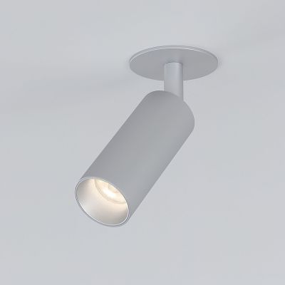 Diffe светильник встраиваемый серебряный 8W 4200K 25039/LED Elektrostandard