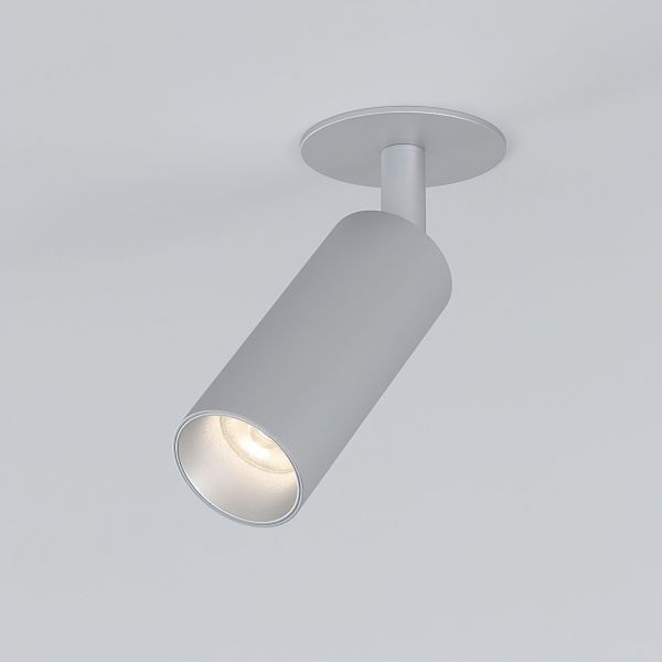 Diffe светильник встраиваемый серебряный 8W 4200K 25039/LED Elektrostandard