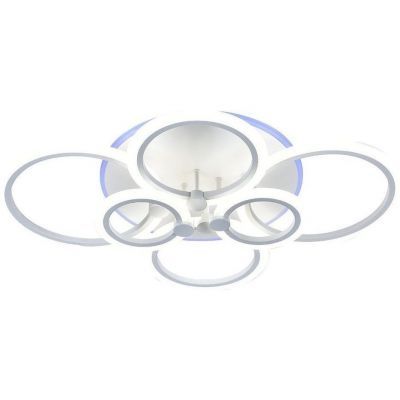 Потолочный светодиодный светильник 8076/6 WHT 132W+8W RGB Profit Light