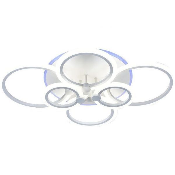 Потолочный светодиодный светильник 8076/6 WHT 132W+8W RGB Profit Light
