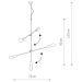 Подвесная люстра Nowodvorski Sticks 9076
