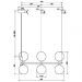 Подвесная люстра Maytoni MOD013PL-06BS1
