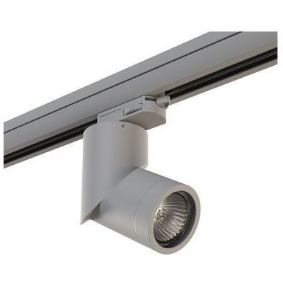 Трековый трехфазный светильник A3T051019 серый Illumo F Lightstar