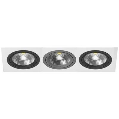 Встраиваемый точечный светильник i836070907 белый/черный/серый Intero 111 Lightstar