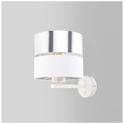 Бра с абажуром TK Lighting 4175 Hilton Silver