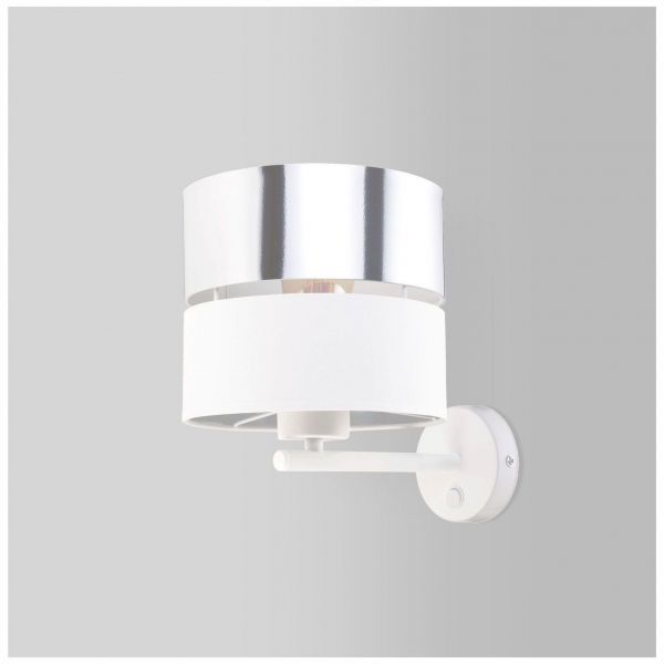 Бра с абажуром TK Lighting 4175 Hilton Silver