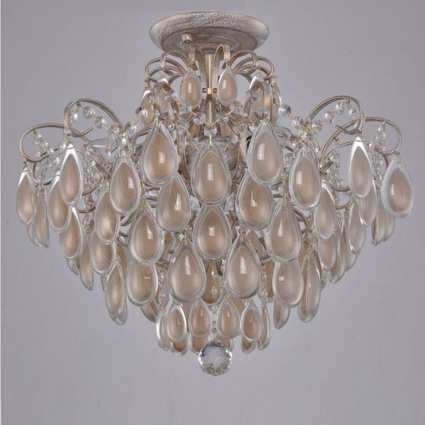Потолочная люстра Crystal Lux SEVILIA PL4 GOLD
